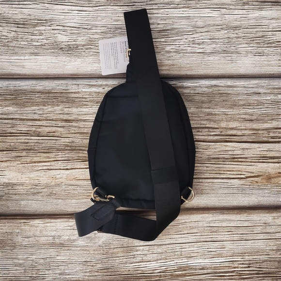 lululemon athletica Black Mini Bag with Gold Accents - Picture 3 of 7